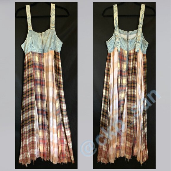 Rare Free People Mix It Up Dress Sz 14 - Picture 6 of 15